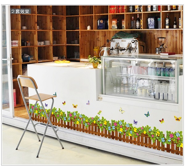 decal dán chân tường